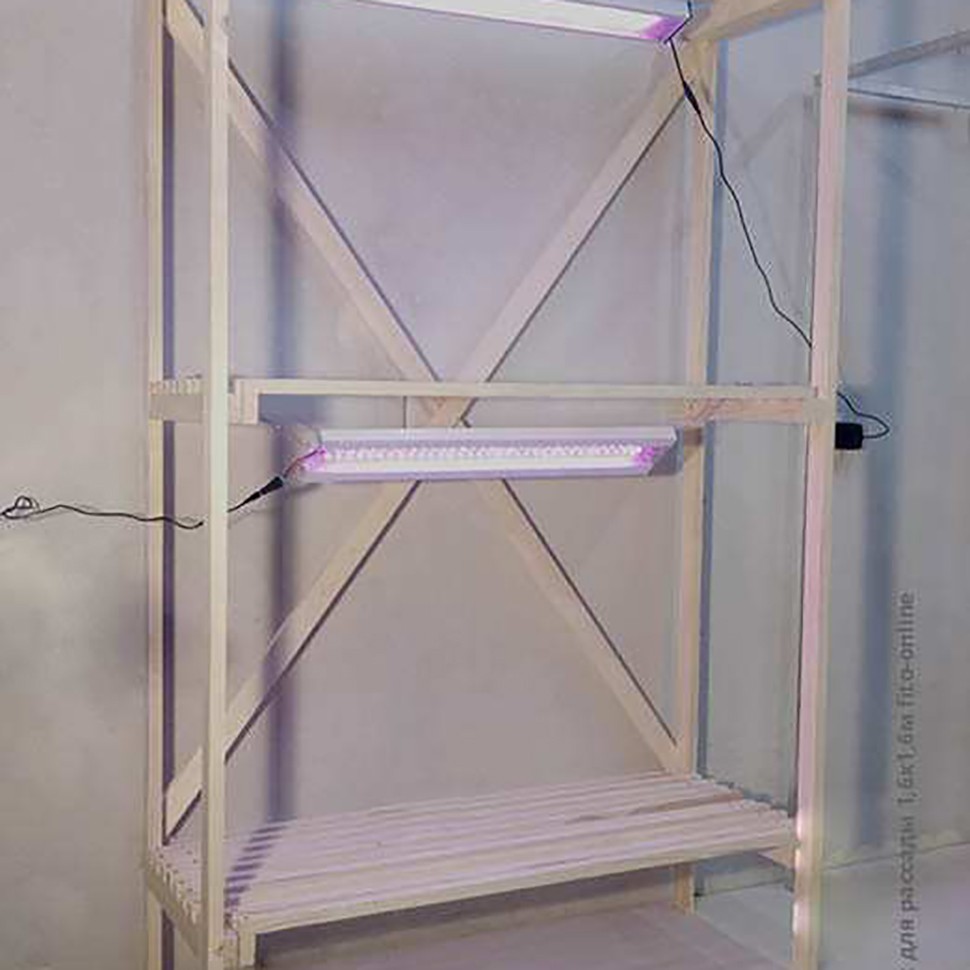 Стеллаж с подсветкой 1600x1600 176 Вт заказать Стеллаж с подсветкой 1600x1600 176 Вт заказать