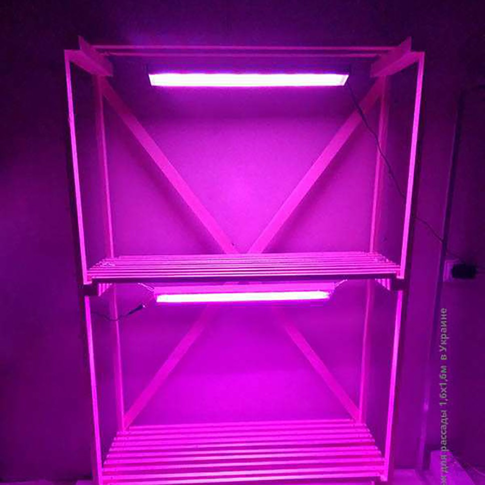 Стеллаж с подсветкой 1600x1600 176 Вт недорого Стеллаж с подсветкой 1600x1600 176 Вт недорого