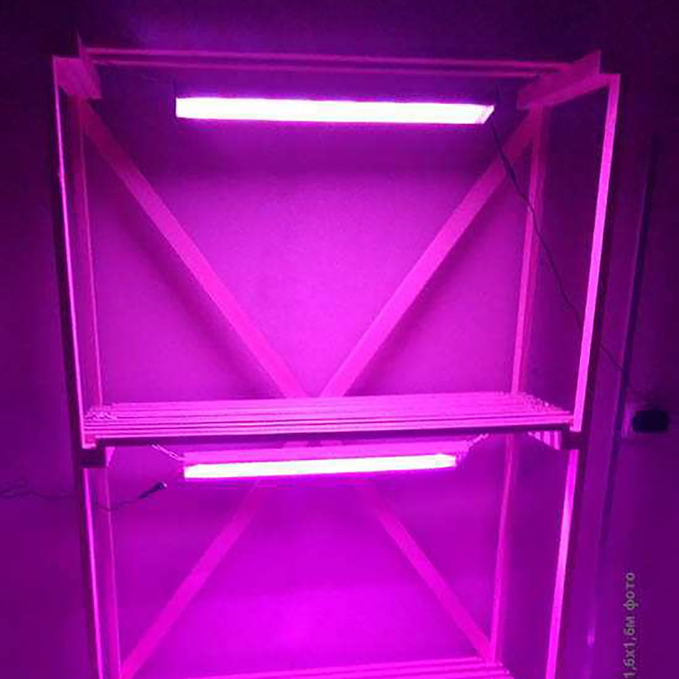 Стеллаж с подсветкой 1600x1600 176 Вт для конопли Стеллаж с подсветкой 1600x1600 176 Вт для конопли