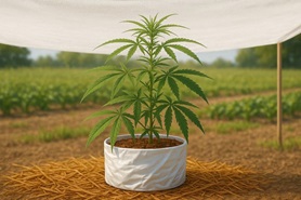 Как защитить корни каннабиса в горшке от перегрева